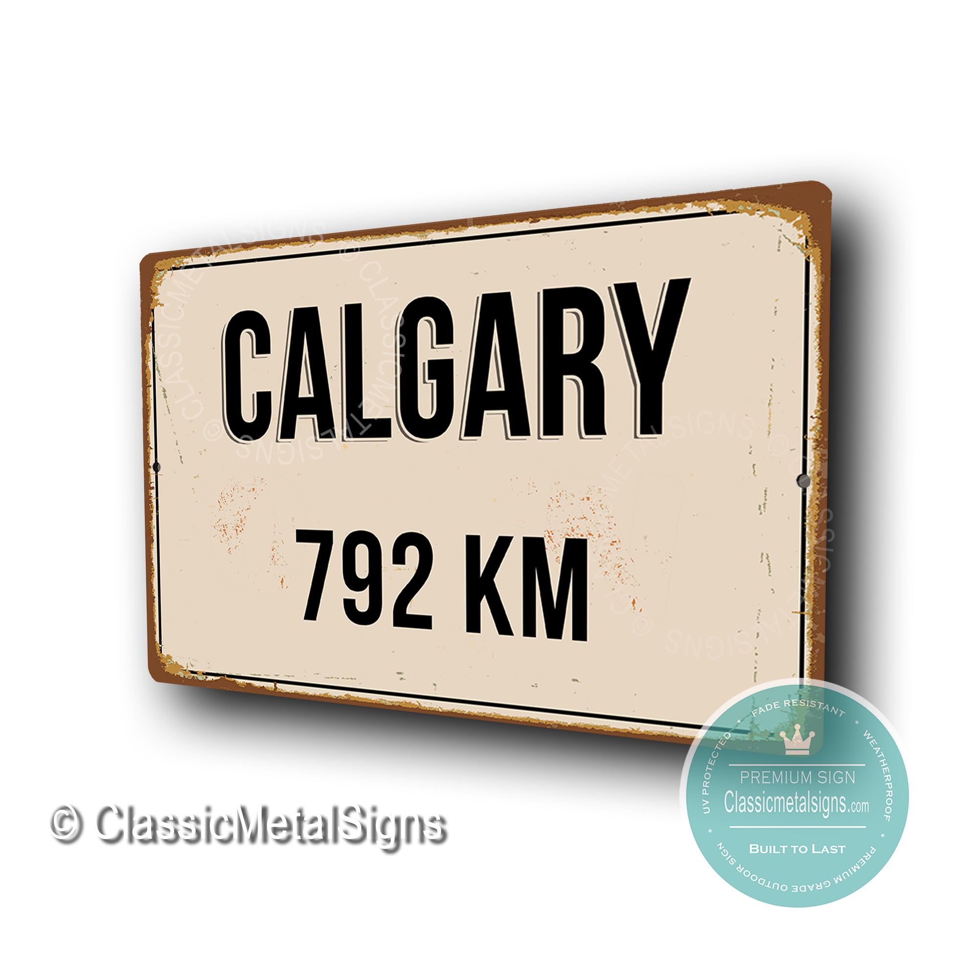 Personalized Calgary Street Sign Calgary Gifts Calgary Street Signs