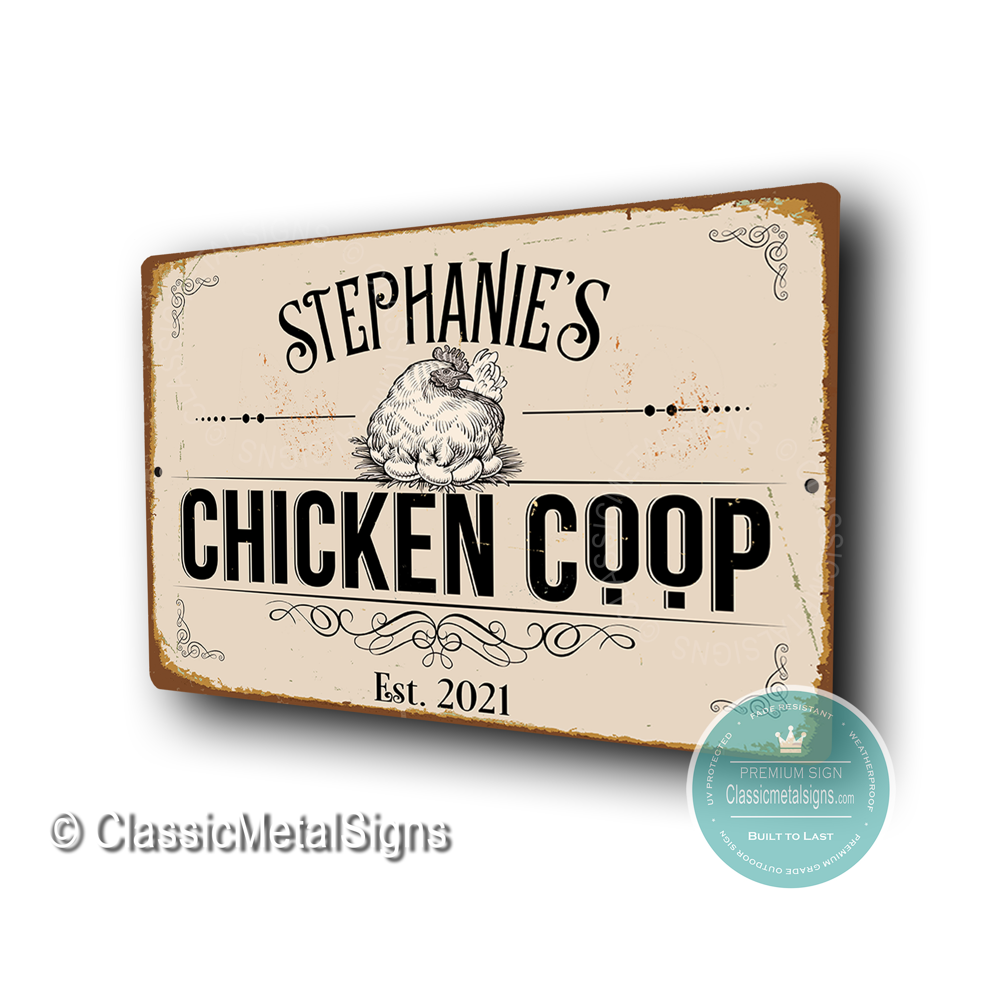 Custom Chicken Coop Sign Chicken Coop Signs Chicken Coop