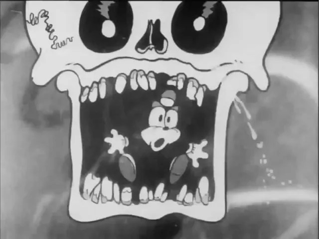 Swing You Sinners, skull, Fleischer cartoon 1930