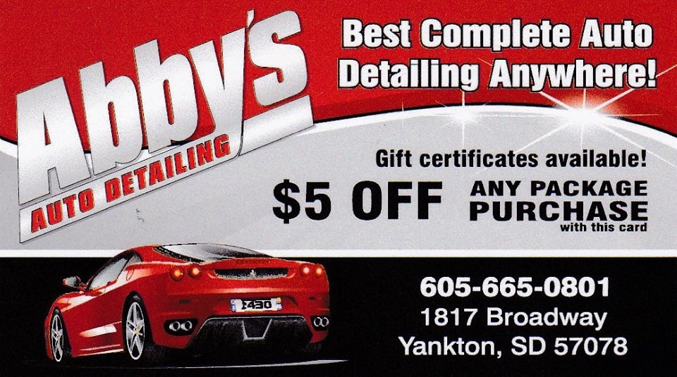 Abby's Auto Detailing 50 toward any service