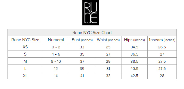 Nyc Size Chart: A Visual Reference of Charts | Chart Master