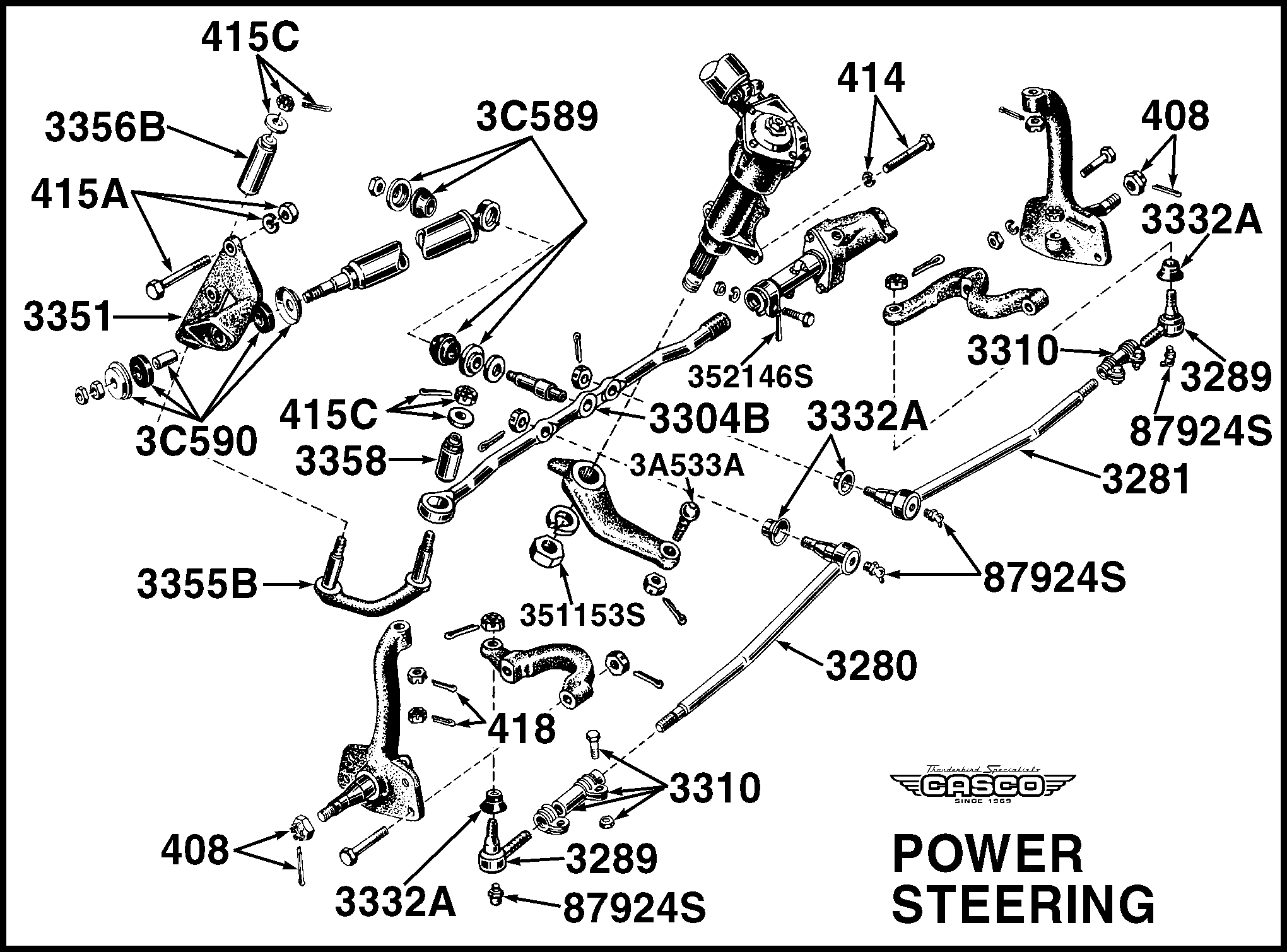 Idler Arm Power Steering 1 Per