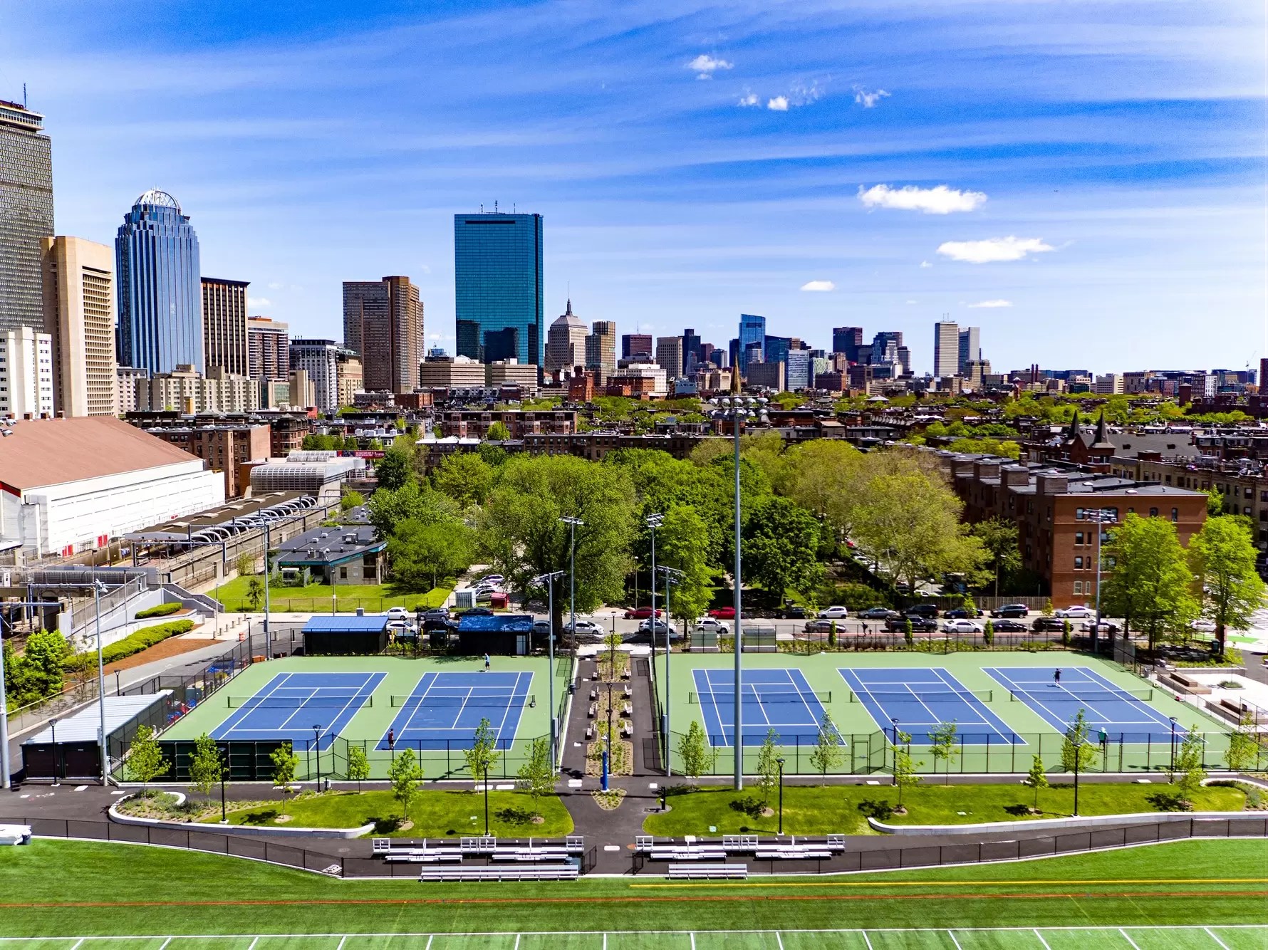 New Jersey Tennis Court Construction Post Tension Concrete Classic