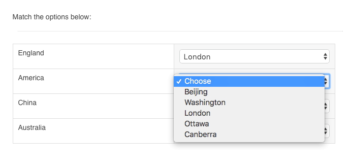 Creating Matching Question Types - Quiz Maker Blog