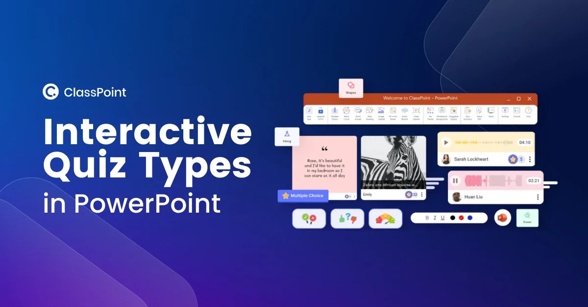 Interactive Quiz Questions in PowerPoint ClassPoint
