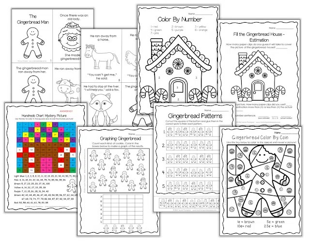Free Gingerbread Activities - Classroom Freebies