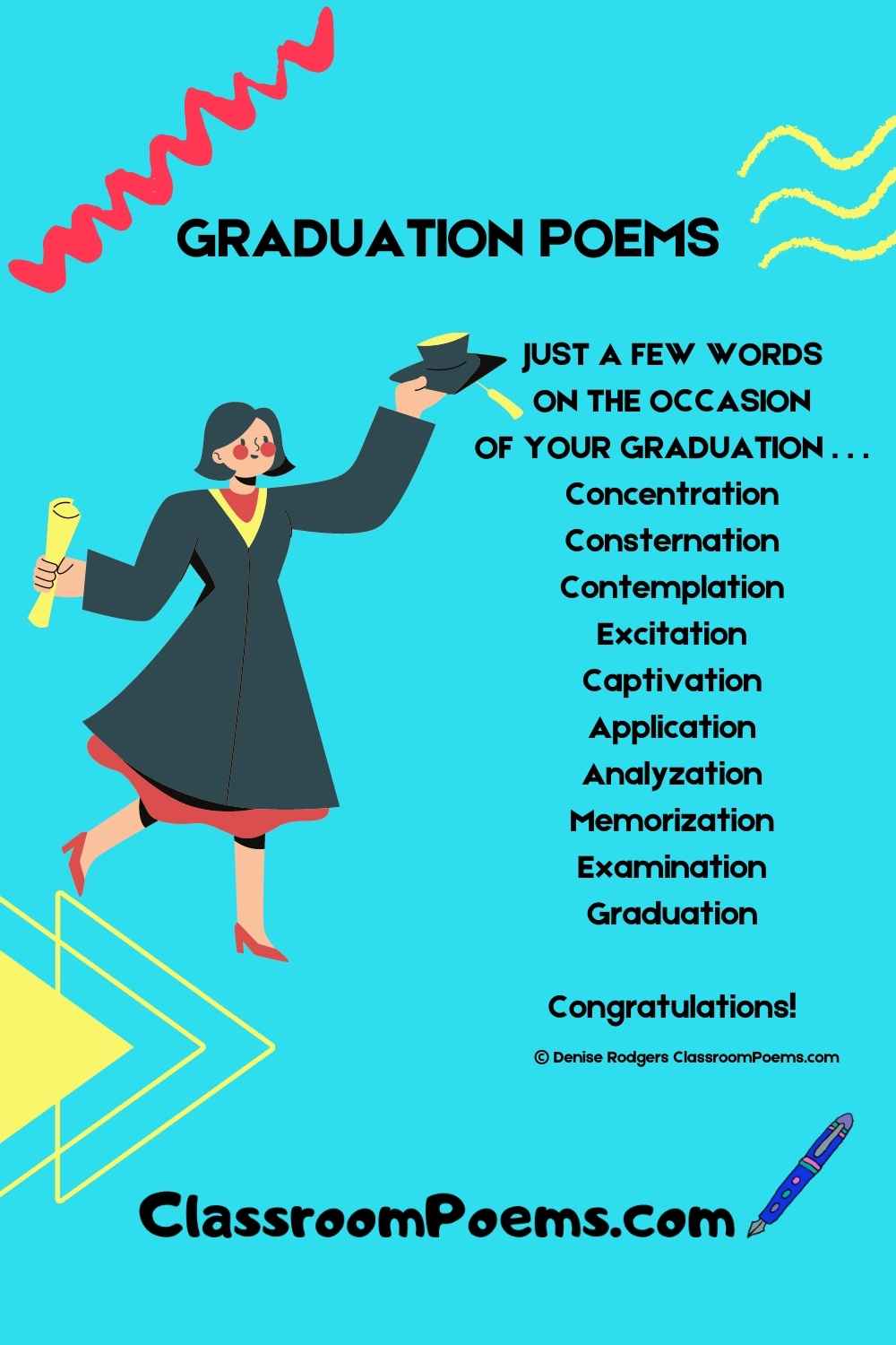 Funny Graduation Poems