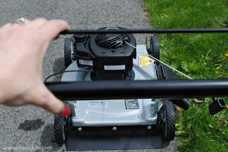 How to mow the lawn