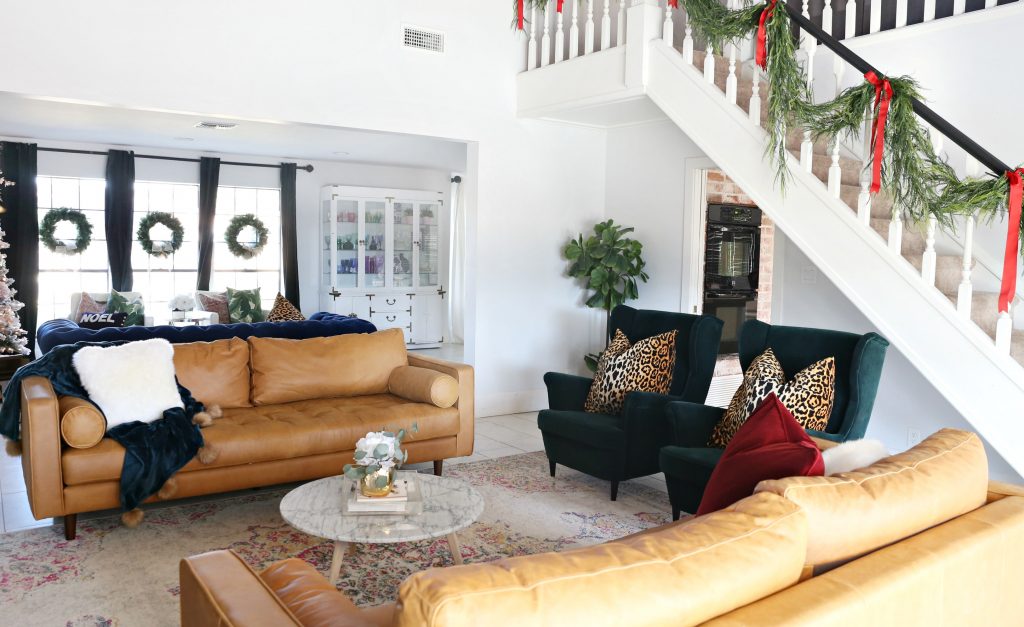 Modern Ranch Reno My new Article Leather Sofas Classy Clutter