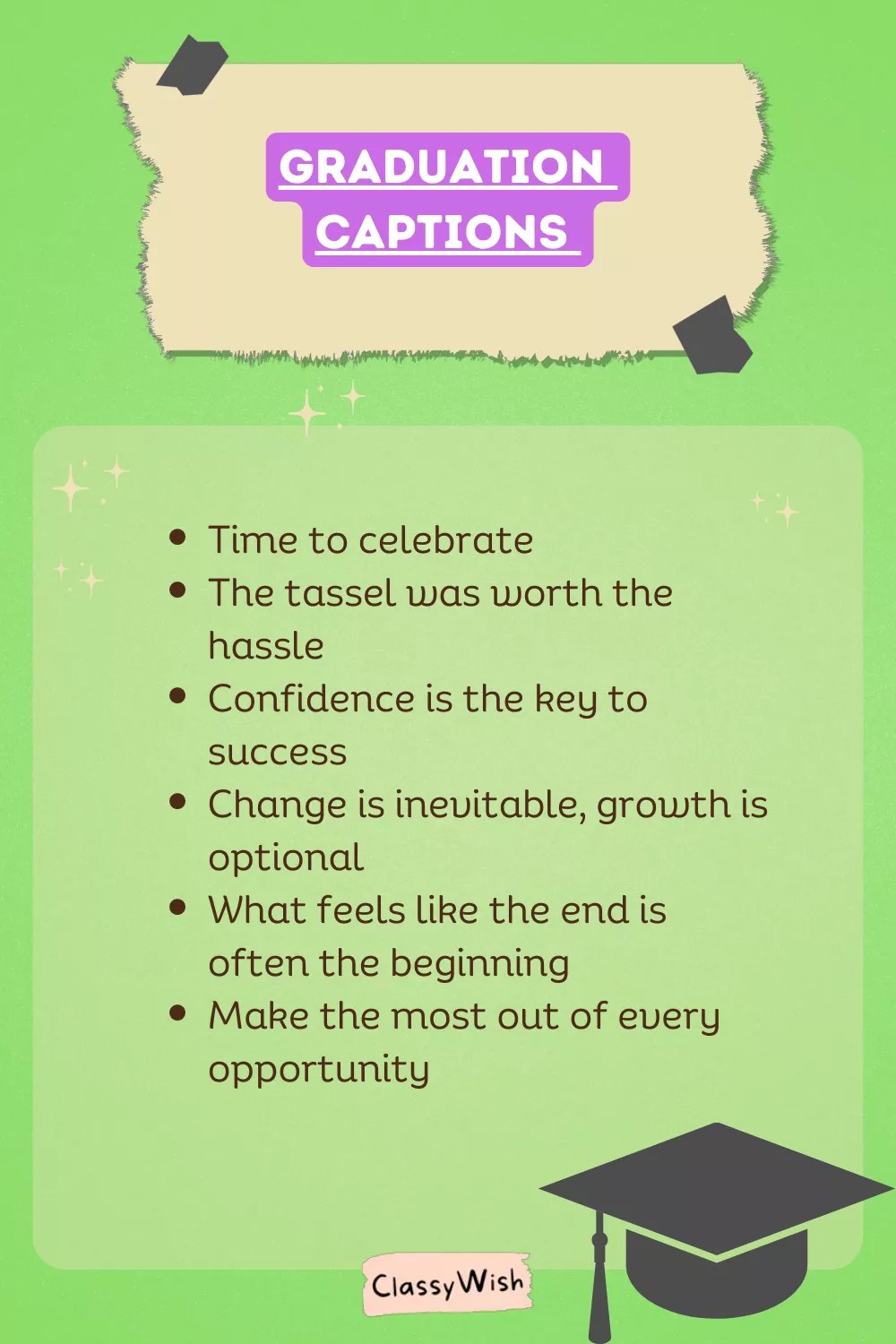 221+ Graduation Captions for 2023 (Big List)