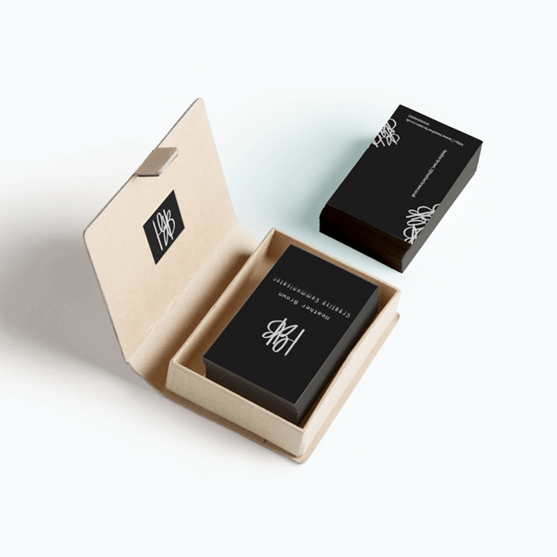 Custom Printed Business Card Boxes Claws Custom Boxes