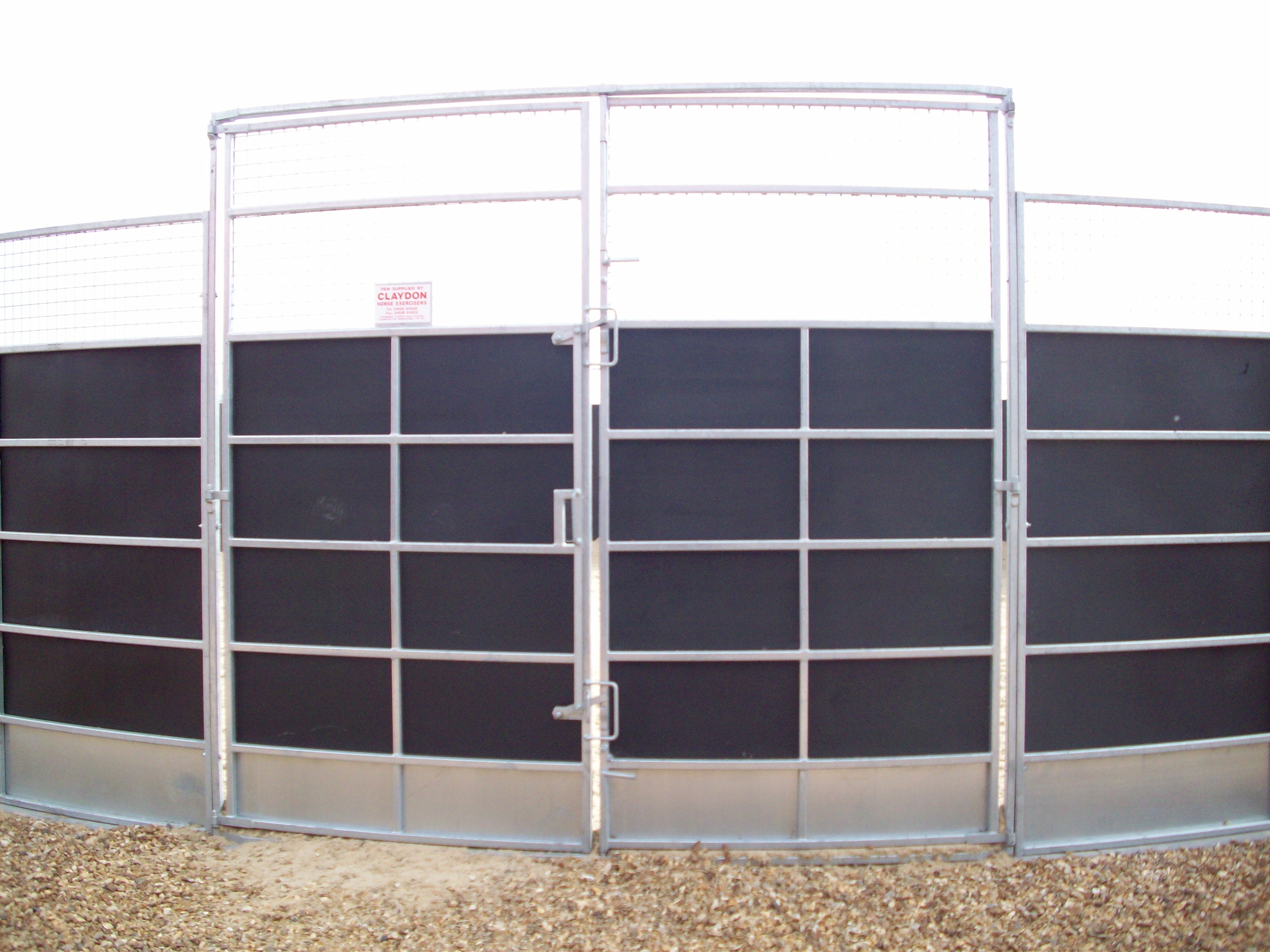 Static Rubber Lunge Pen Claydon Horse Exercisers