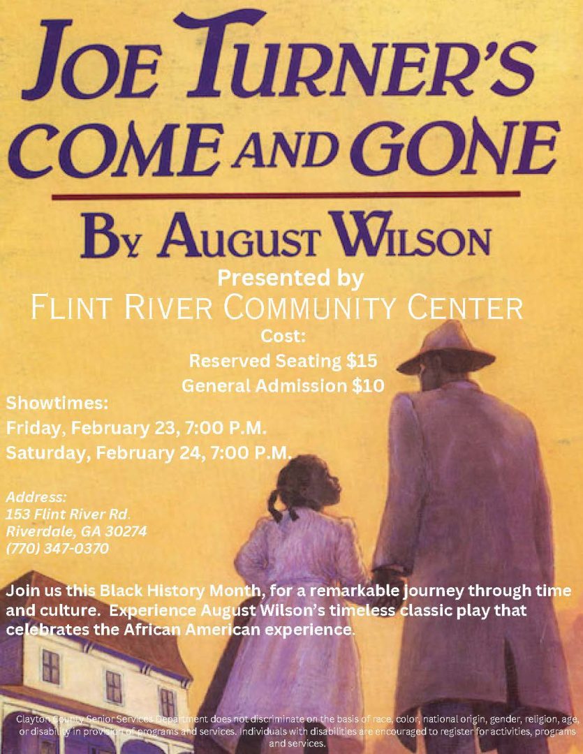 Joe Turner's Come and Gone presented by Flint River Community Center