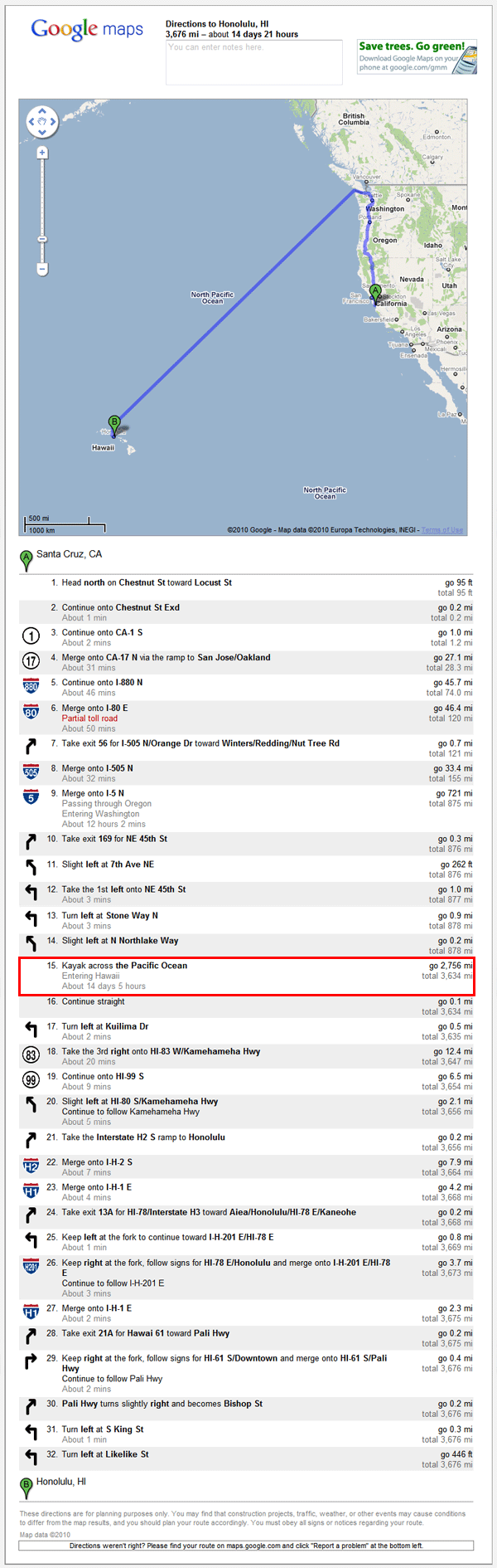 Bad Google Maps Directions How Google Map Directions Almost Got Me