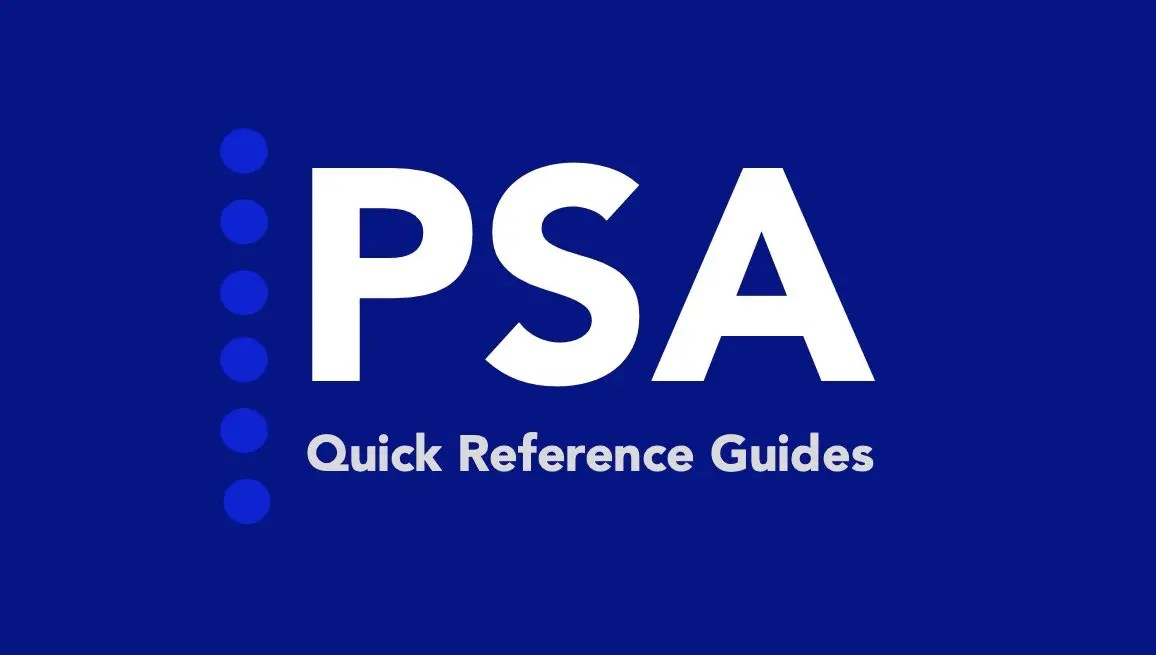 PSA Quick Reference Guides CLD Partners