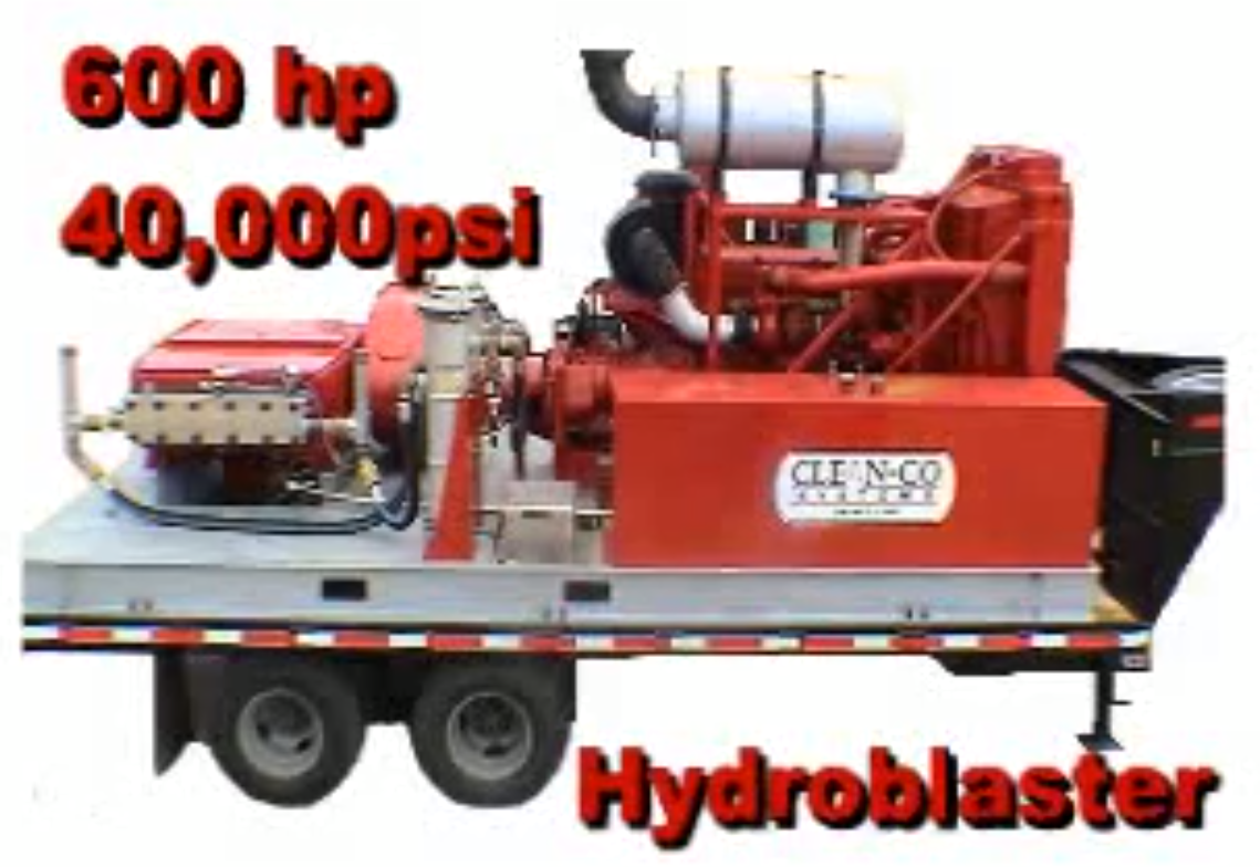 Houston Industrial Hydroblasting Services CleanCo Systems