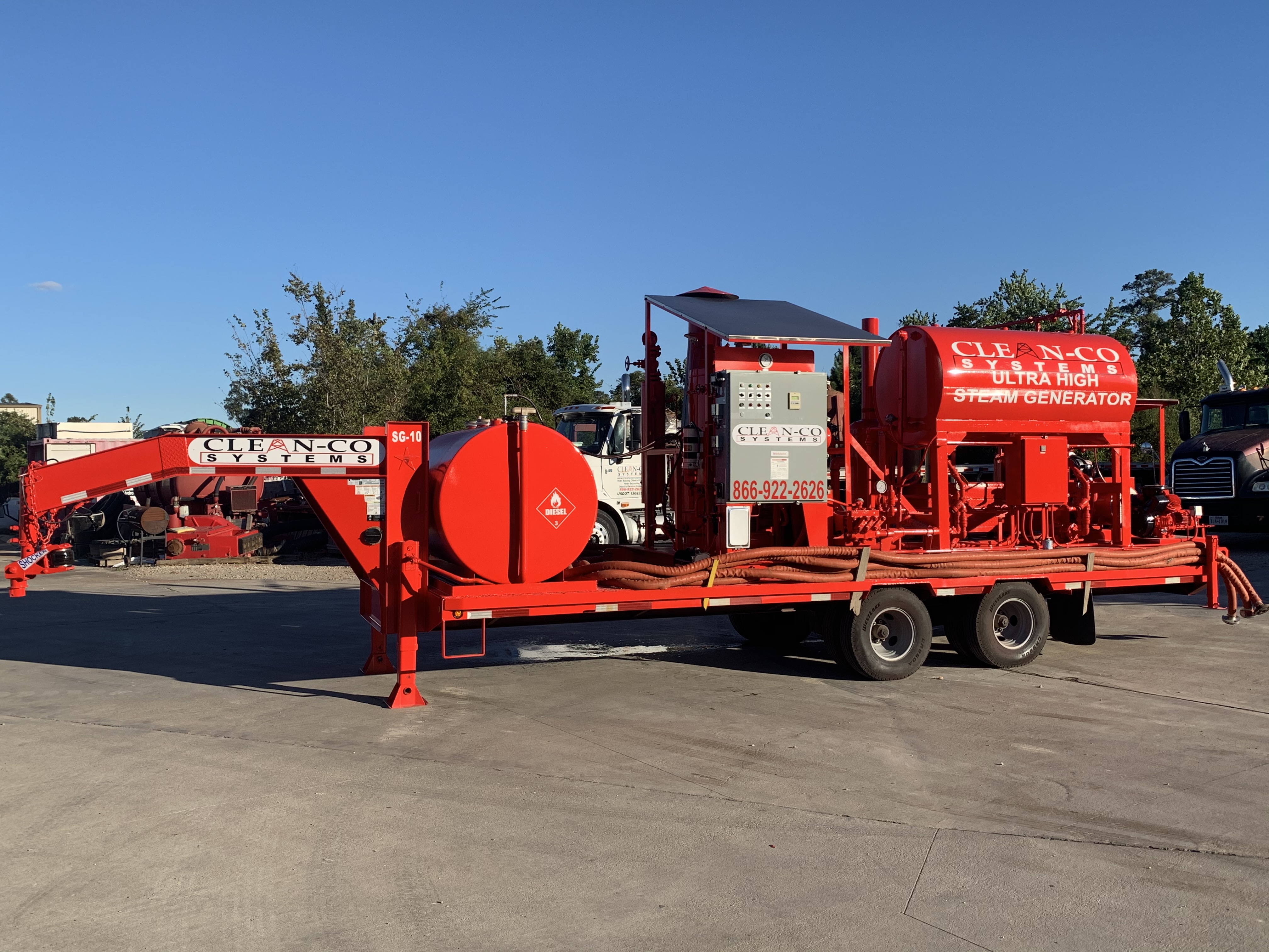 Steam Generator Rental CleanCo Systems Houston