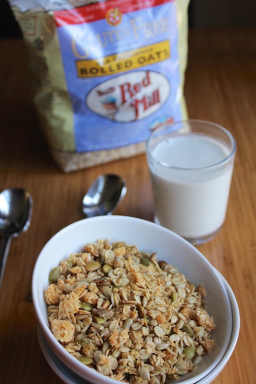 Toasted Coconut & Oatmeal Granola (Glutenfree) Clean Eating Kitchen