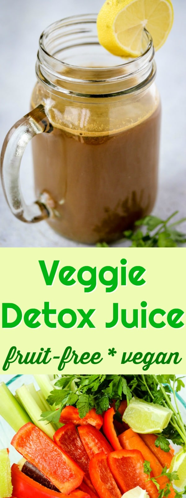 Vegetable Detox Juice {FruitFree} Clean Eating Kitchen