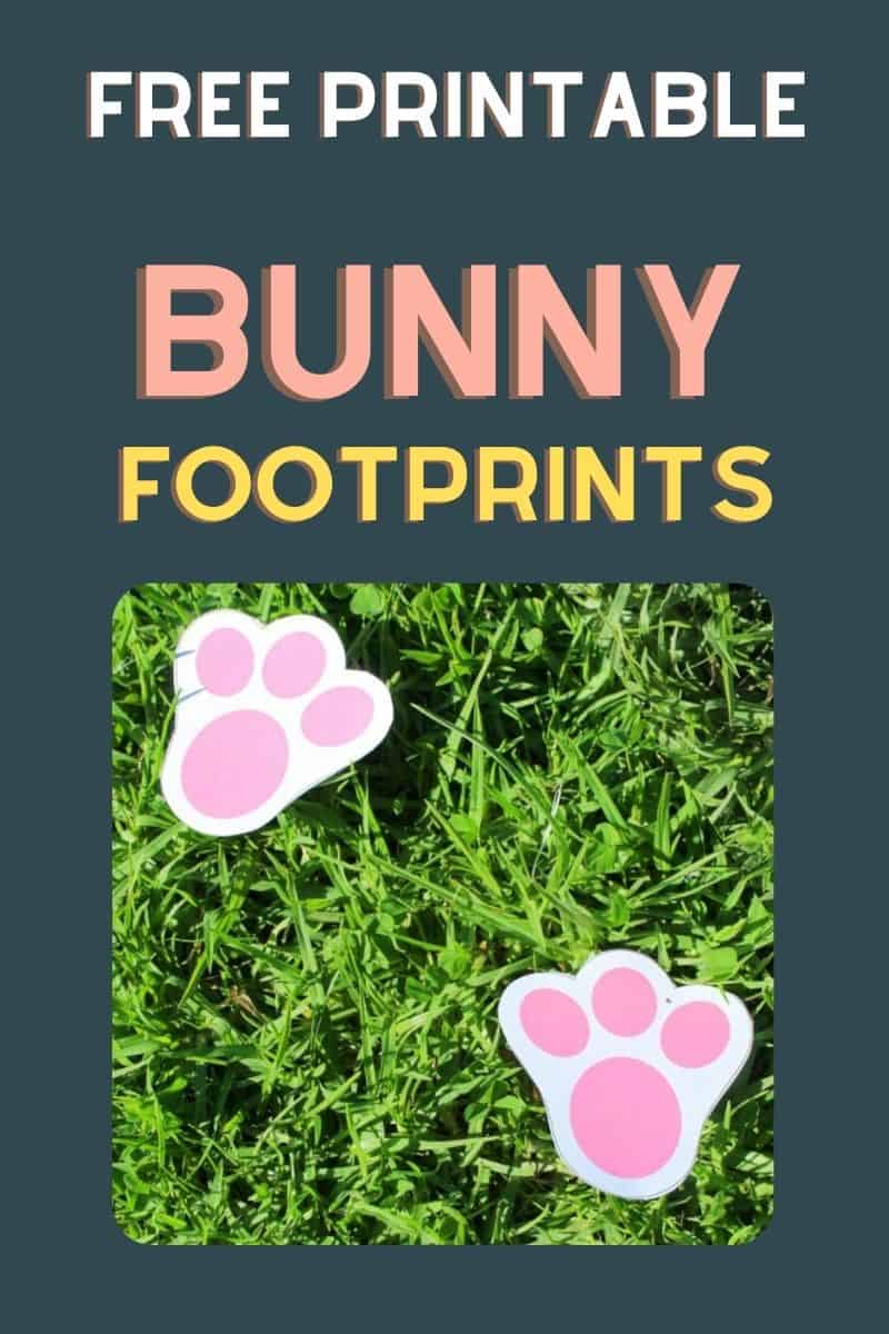 Easter Bunny Feet Template