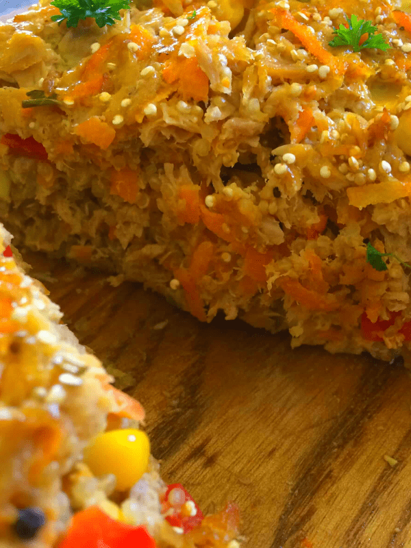 Tuna Vegetable Bake {Prepared In 5 Minutes} Clean Eating with kids