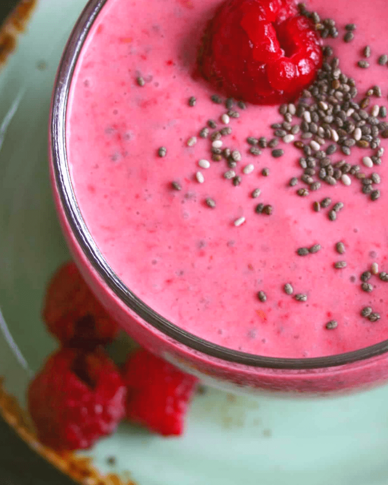 Cherry And Raspberry Smoothie {Easy Blender Drink}