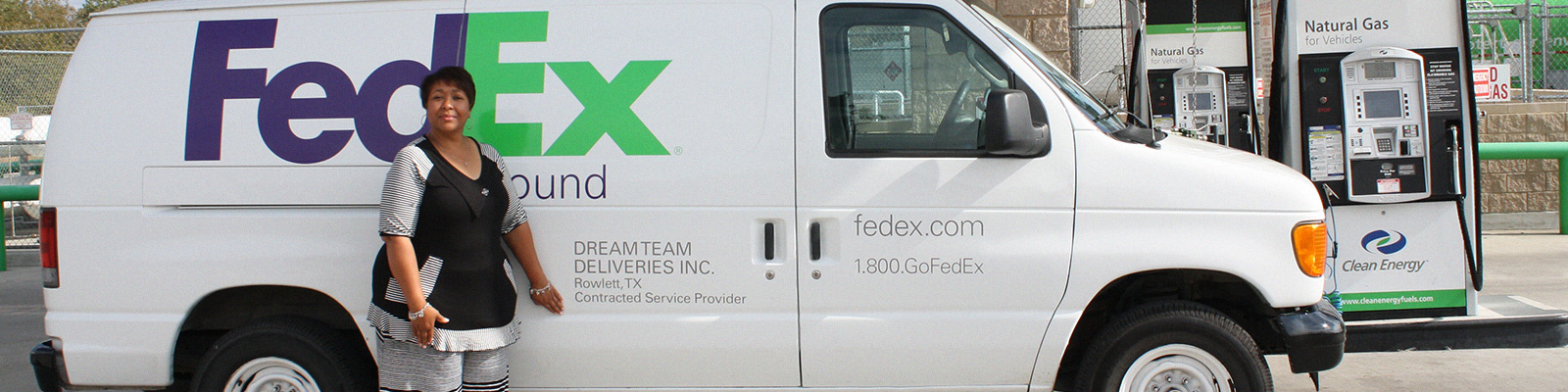 FedEx Ground Service Provider Delivers Dreams with CNG Clean Energy Fuels
