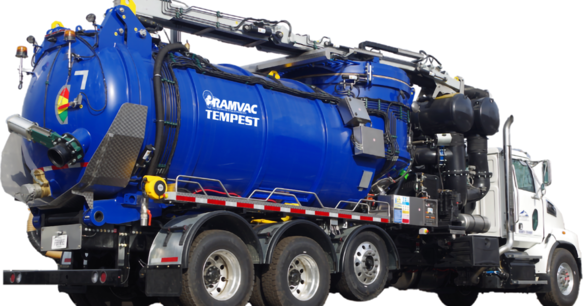 RAMVAC Tempest Industrial Vac Truck The Perfect Storm Cleaner