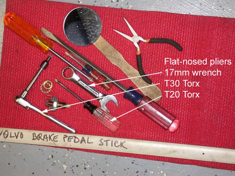 240 Volvo Replacing the Brake Light Switch