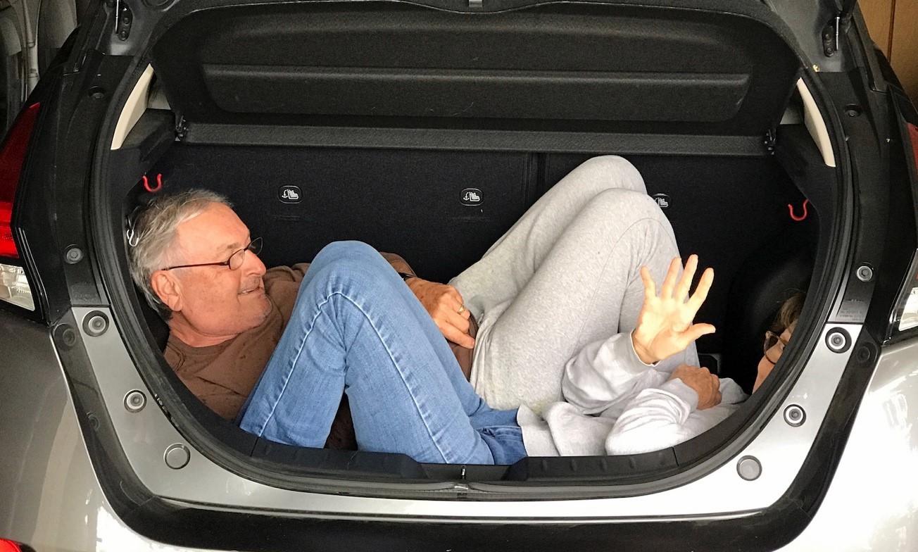 Personal 2019 Nissan Leaf Plus Crushes Kia Niro EV in Cargo Space