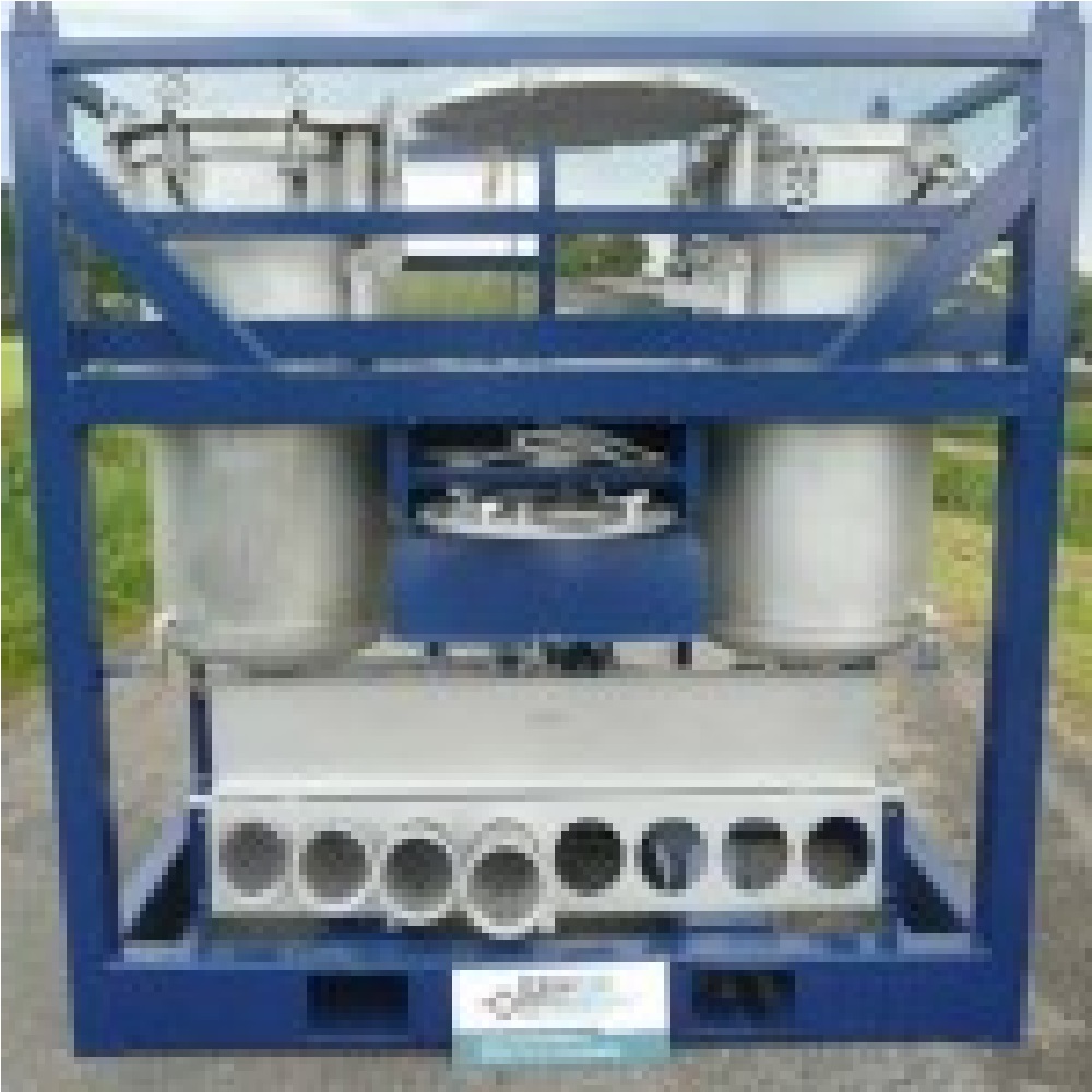 Dual vessel filter unit cartridge filter/bag filter unit Cleanflow