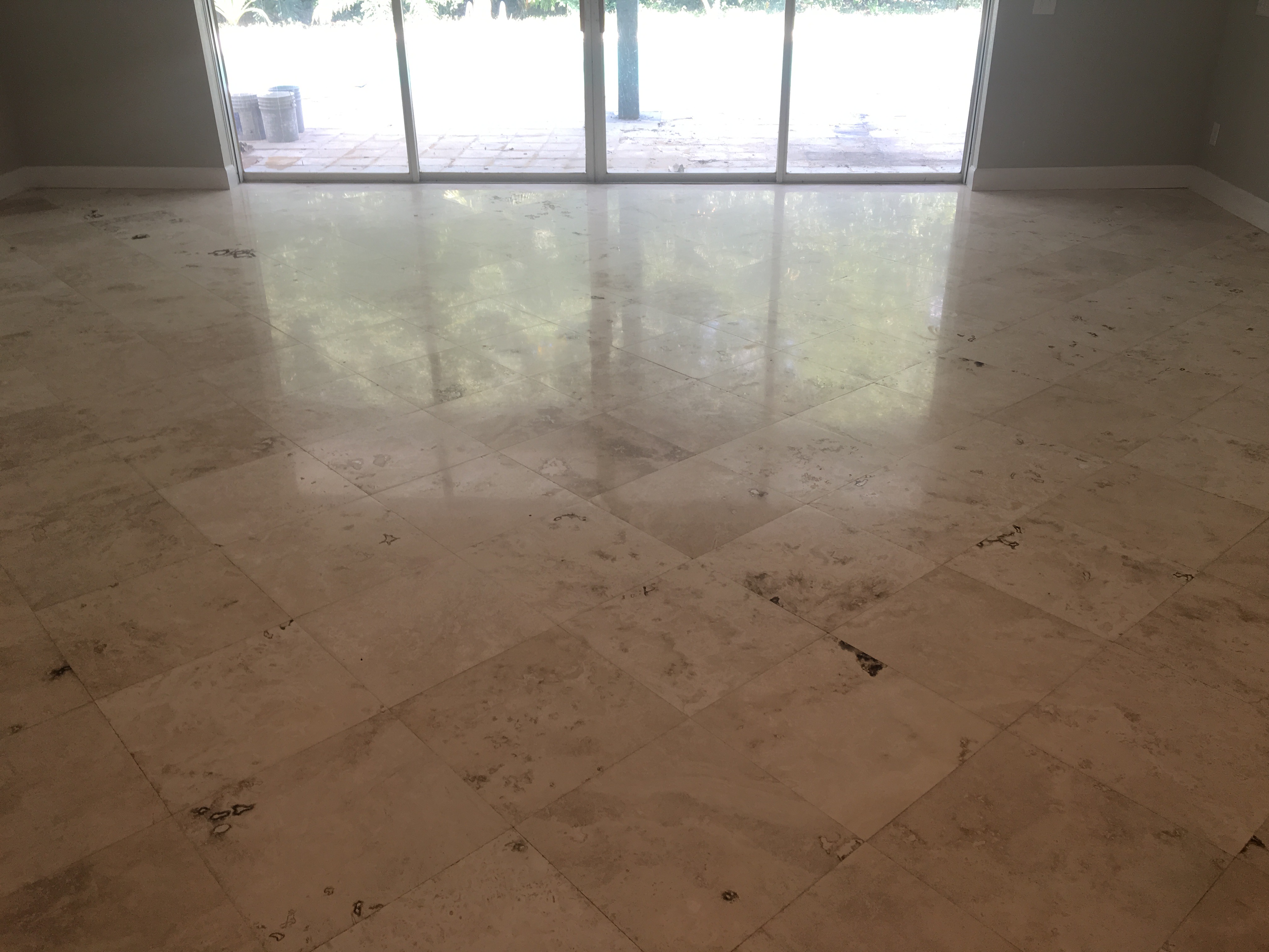 Travertine Satin Finish Travertine High Hone Finish