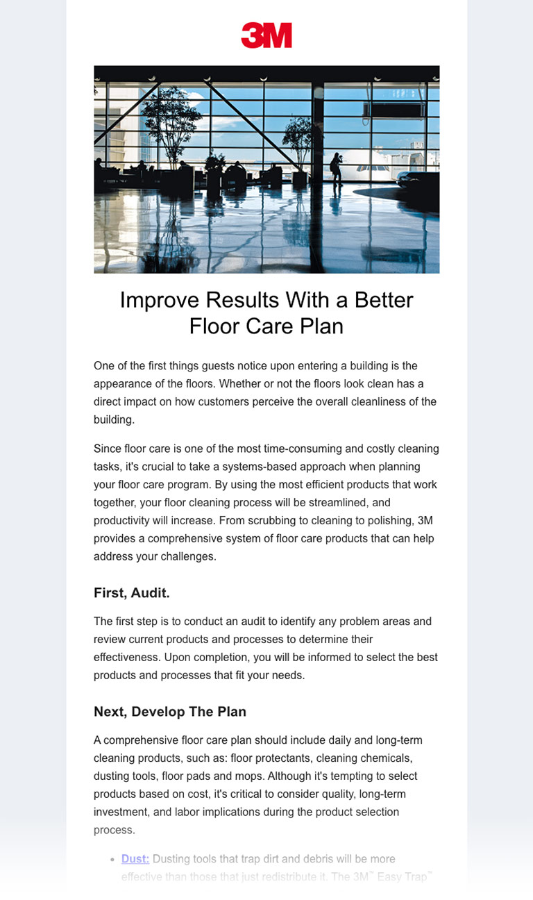 CleanLink Custom Emails Email Marketing to the Professional Cleaning Industry