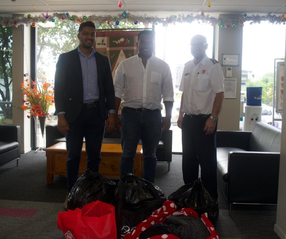 Clean organised Clothing Donation for Salvation Army