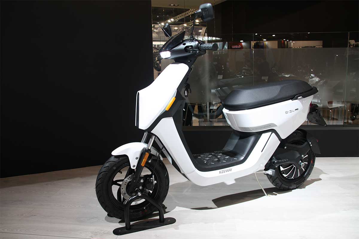 Keeway EZI les petits scooters électriques urbains à EICMA Cleanrider