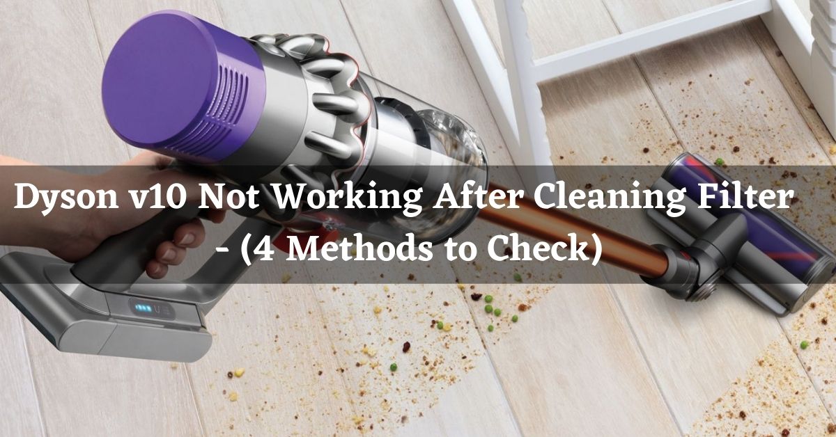 Dyson v10 Not Working After Cleaning Filter (Best Solution Ever)
