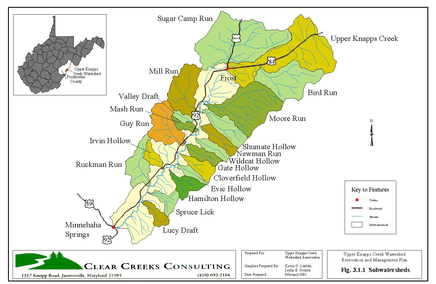 Upper Knapps Creek Clear Creeks Consulting