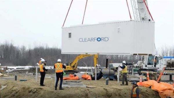 Clearford Delivers Packaged Wastewater Treatment Plant to YOW1