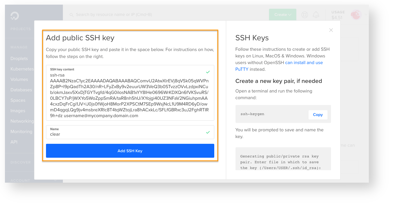Clear Linux* OS on DigitalOcean* — Documentation for Clear Linux* project