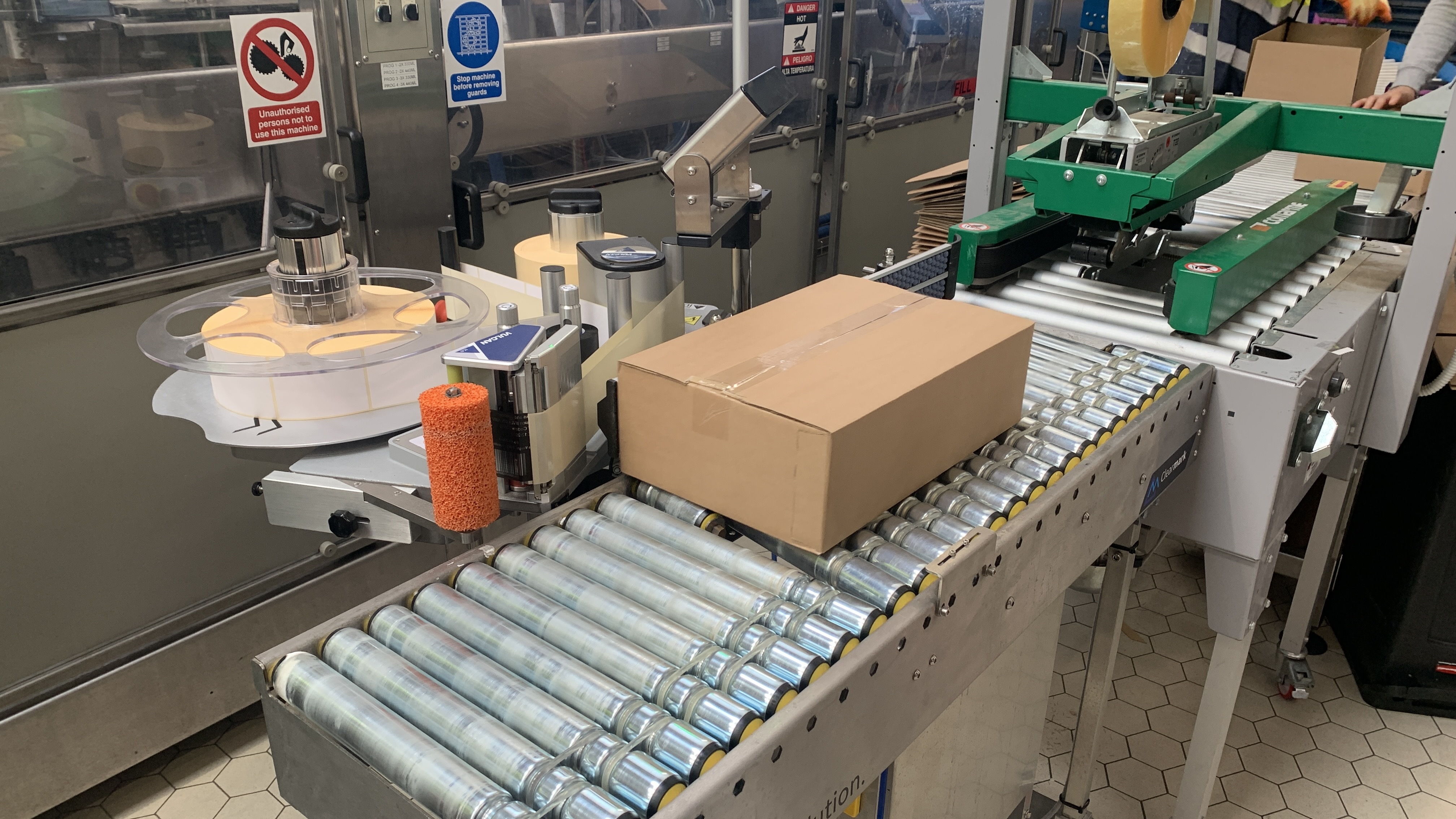 ICE Vulcan Plus Print and Apply Labeller Clearmark