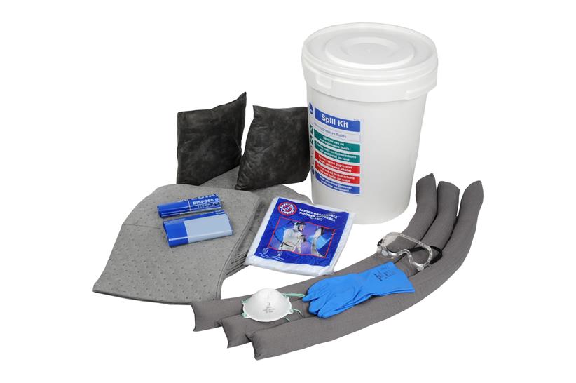 40 Ltr General Purpose Spill Kit Bucket Clear Spill