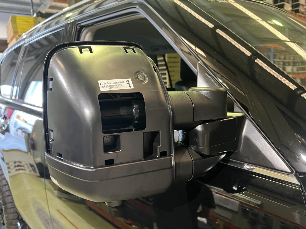 Colour Coded Towing Mirrors Clearview