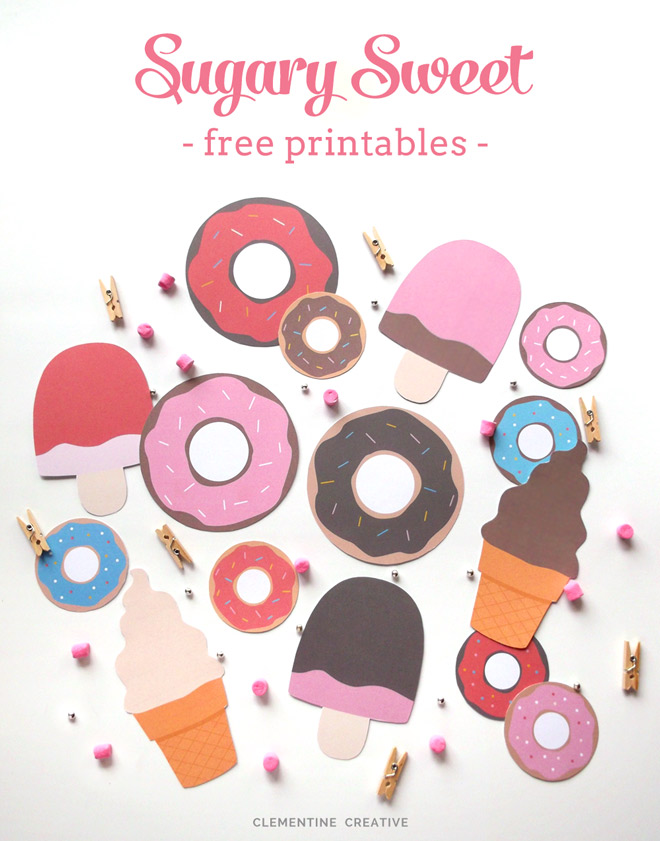Sugary Sweet Free Printables