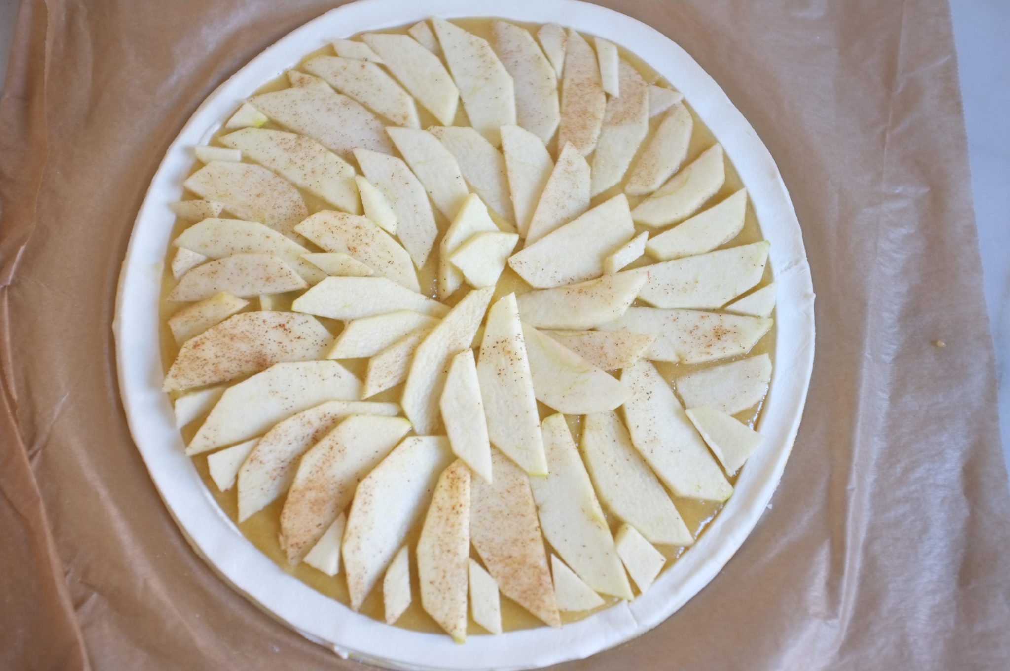 Galette des Rois sans gluten crème d'amande et pommes Clem Sans Gluten