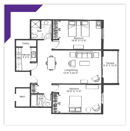 Clemson Downs TWO BEDROOM — TYPE 4