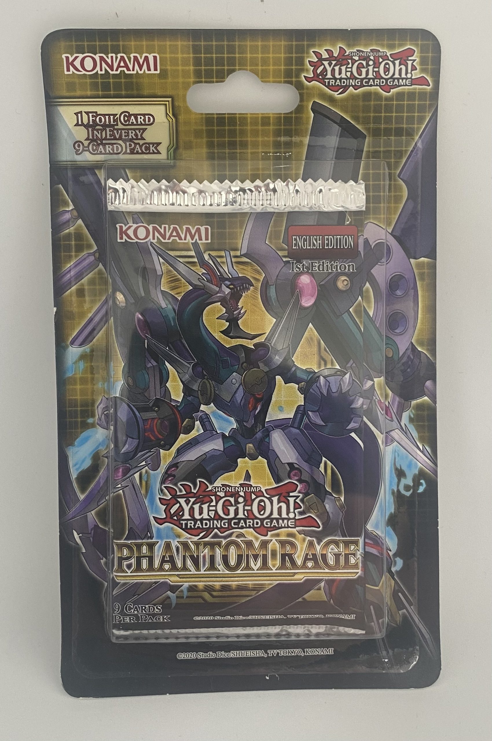 Yugioh Phantom Rage 1st Edition Blister Pack Clerc's Trading Cards