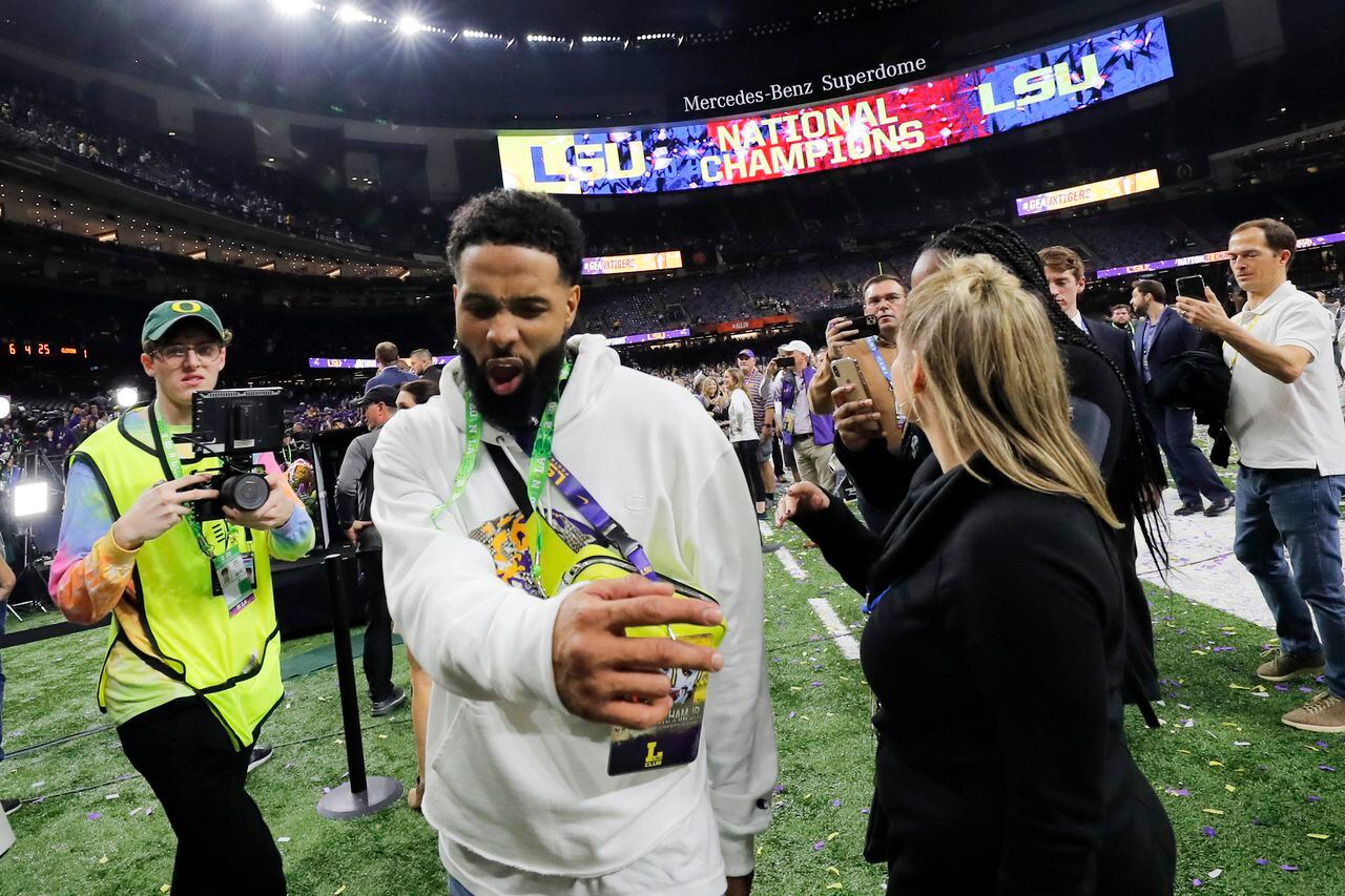 LSU’s Justin Jefferson regifted the cash Odell Beckham Jr. gave him(013)