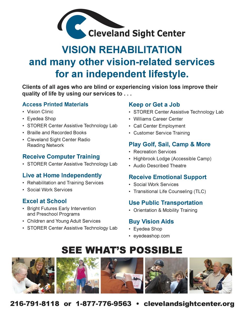 About Us Services for People Who Are Vision Impaired