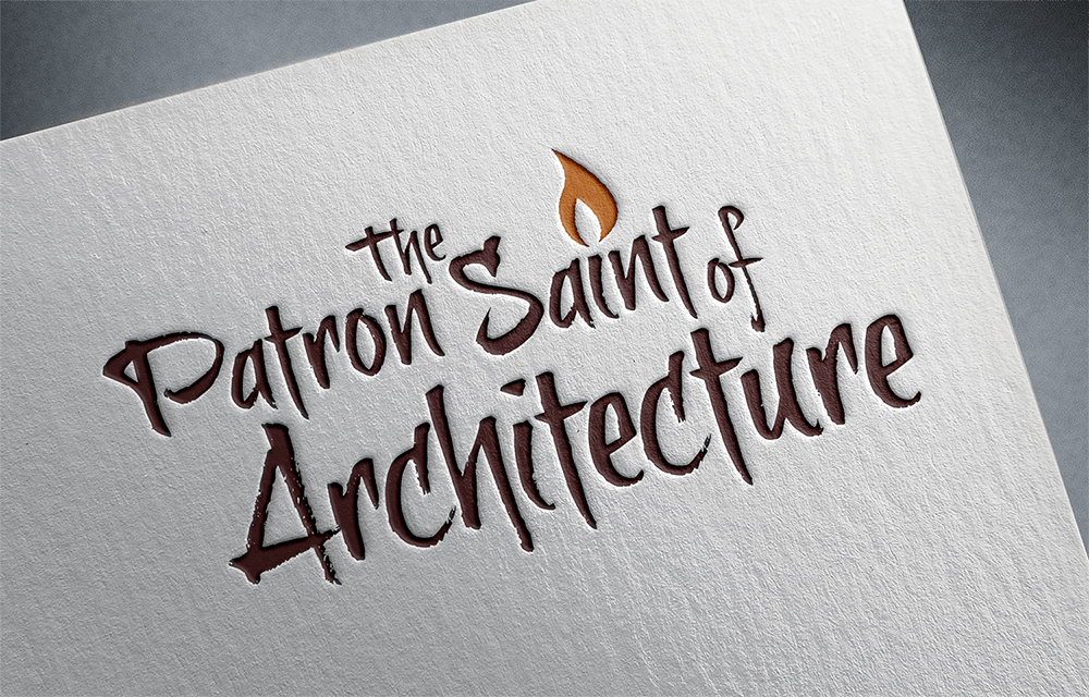 The Patron Saint of Architecture Logo Clever Crow Consulting & Design