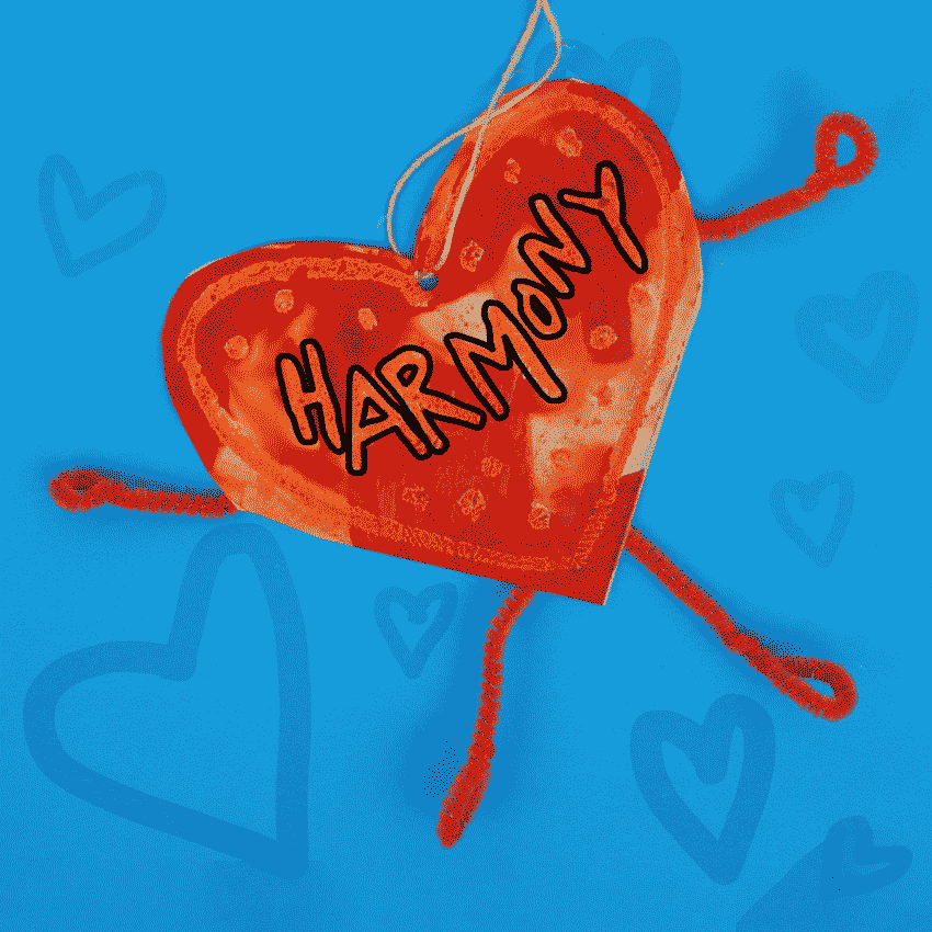 Harmony Hearts Paint & Print CleverPatch CleverPatch Art